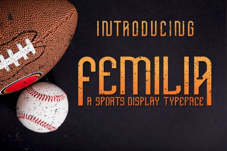 View Information about Femilia Modern Sports Font
