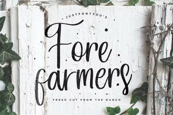 View Information about Forefarmers Rustic Casual Vintage Font