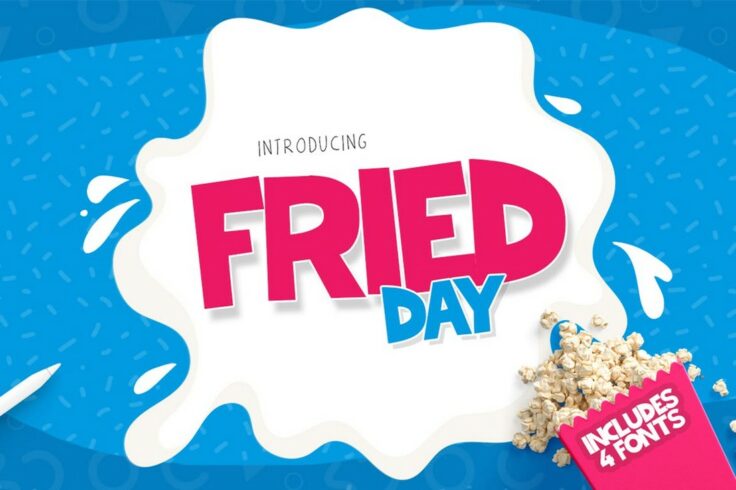 View Information about Fried Day Modern Chunky Font