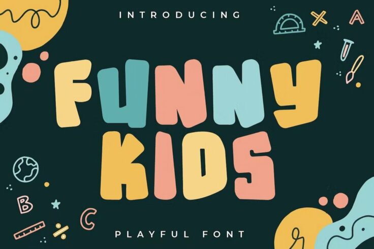 View Information about Funny Kids Cute Display Font