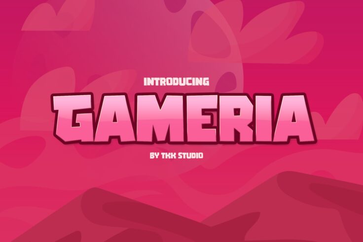 View Information about Gameria Blocking Gaming Font