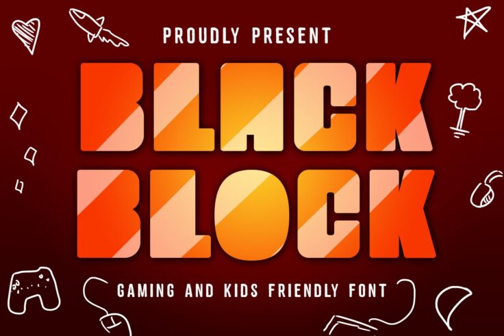 View Information about Black Block Gaming Font
