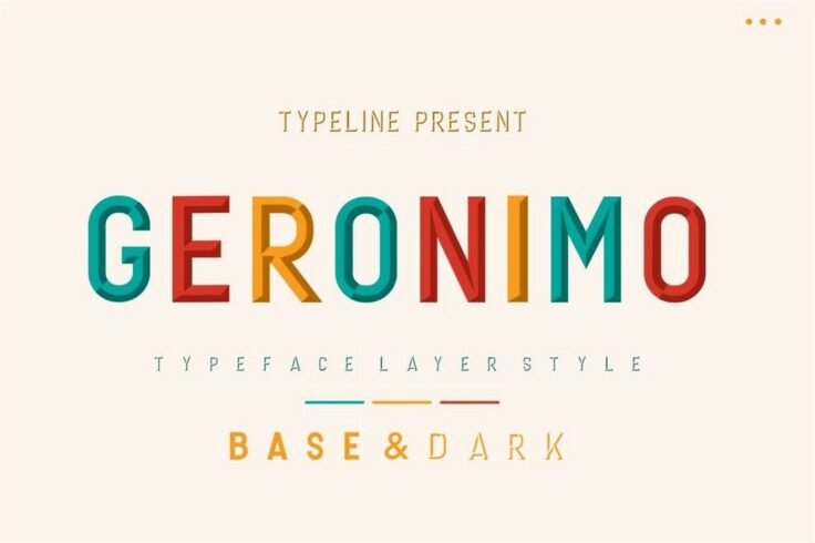 View Information about Geronimo Creative Shadow Font