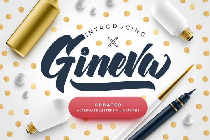 View Information about Gineva Script Font
