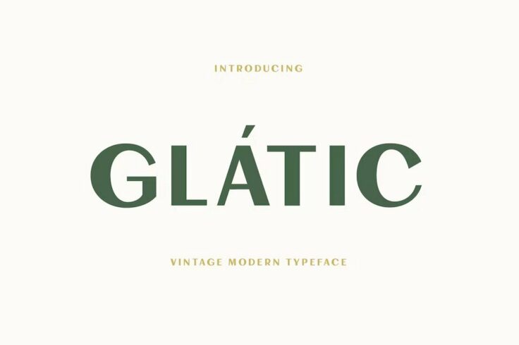 View Information about Glatic Vintage Modern Simple Font