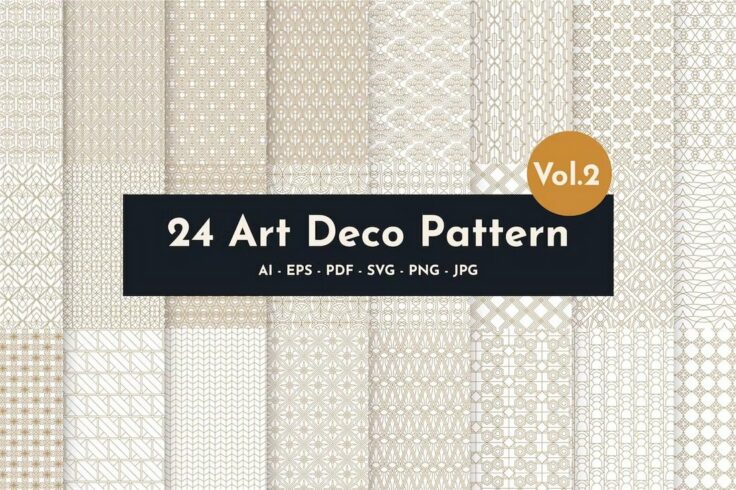 View Information about Gold Line Art Deco Pattern Designs