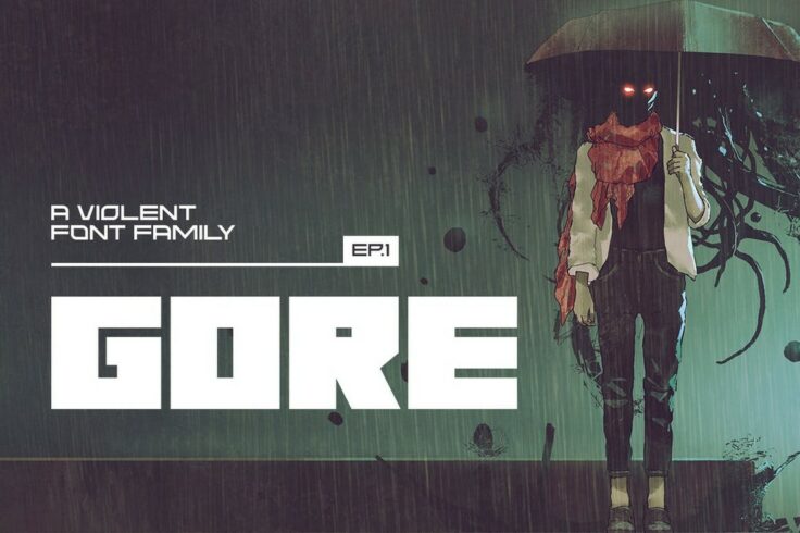 View Information about GORE Bold Violent Movie Font