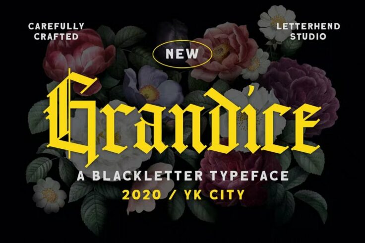 View Information about Grandice Blackletter Old English Font