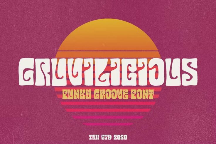 View Information about Gruvilicious Retro 70s Groovy Font