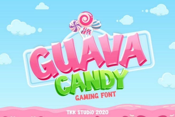 View Information about Guava Candy Mobile Games Font