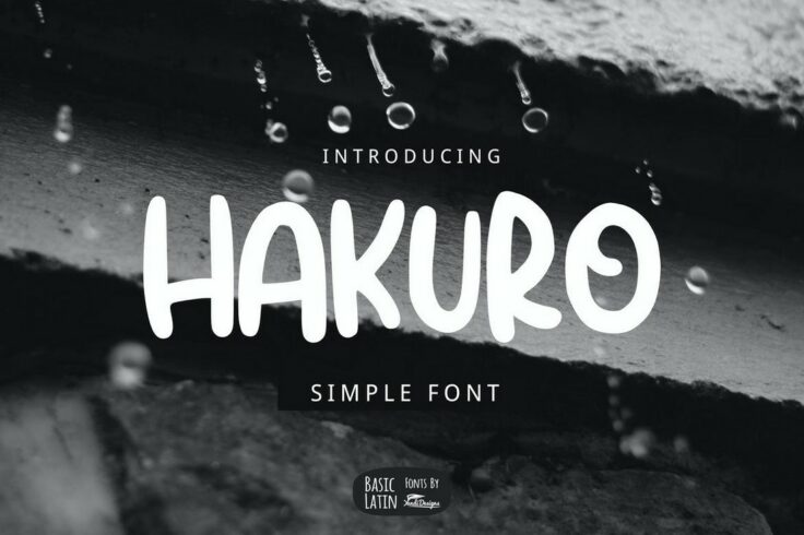 View Information about Hakuro Simple Marker Font