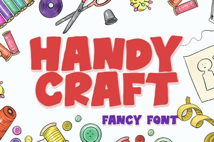 View Information about Handy Craft Chunky Cartoon Font