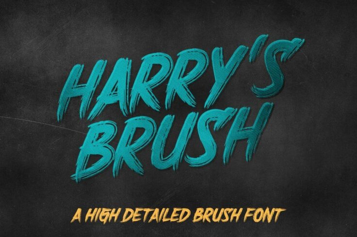 View Information about Harry’s Brush Font