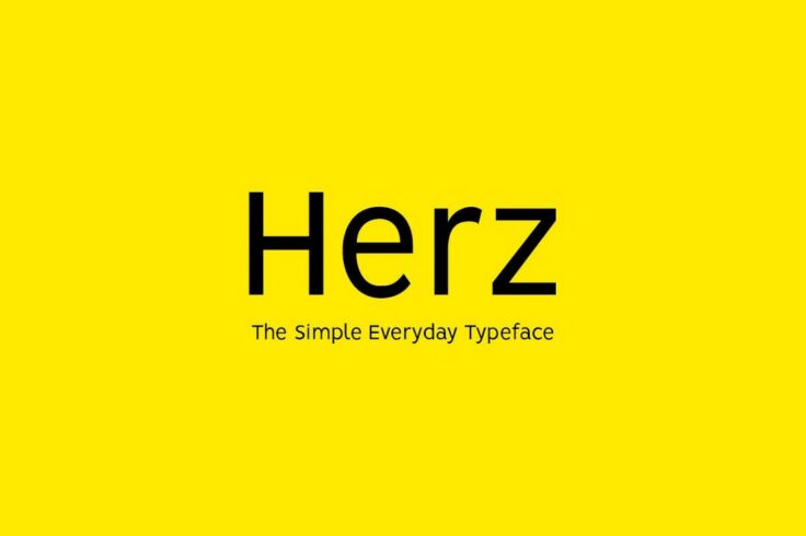 View Information about HERZ Simple Sans Serif Font