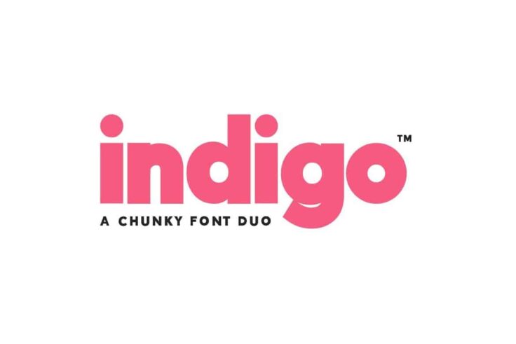 View Information about Indigo Chunky Font Duo