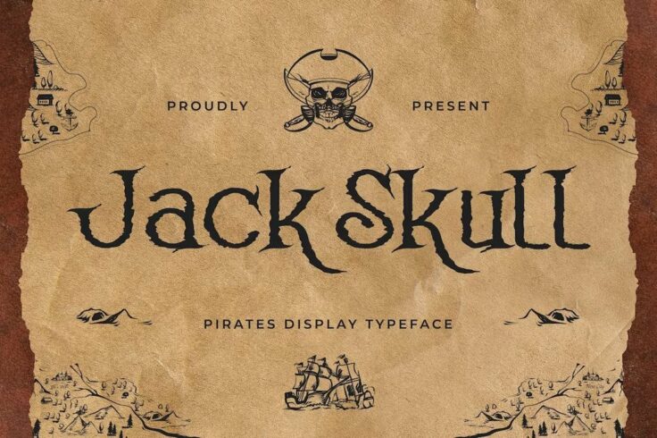 View Information about Jack Skull Creative Pirates Display Font