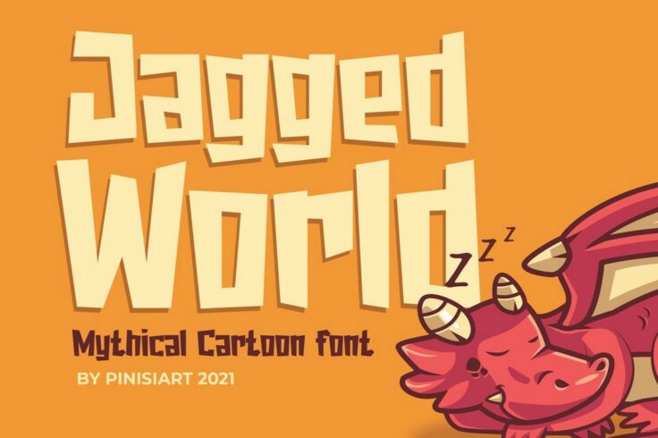 View Information about Jagged World Mythical Cartoon Font
