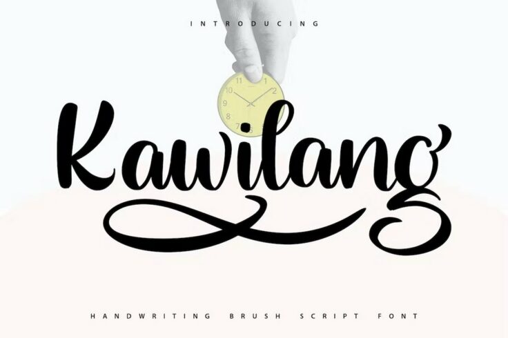 View Information about Kawilang Cute Handwriting Brush Font