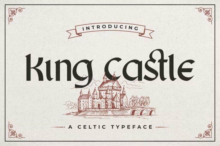 View Information about King Castle Celtic Medieval Font