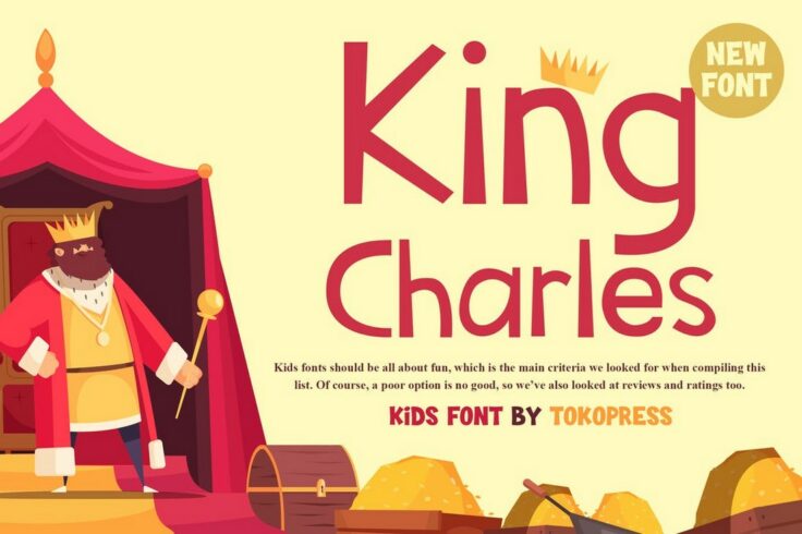 View Information about King Charles Kids Cartoon Font