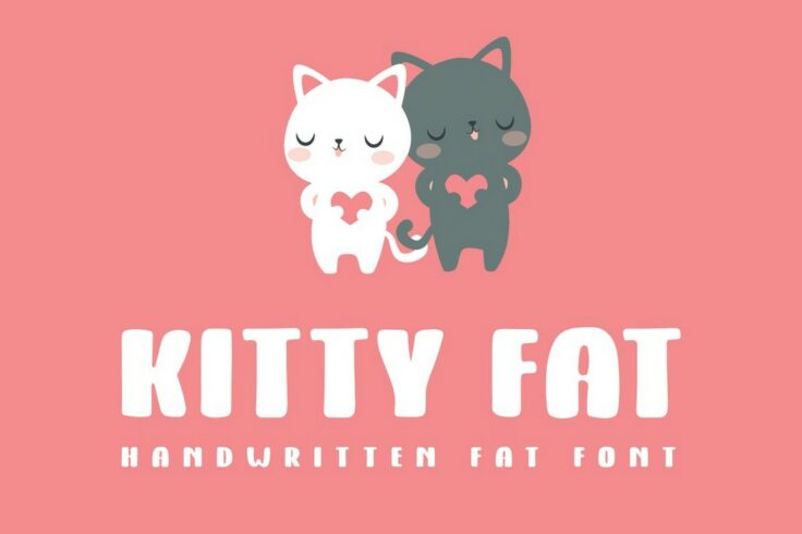 View Information about Kitty Fat Handwritten Fat Font