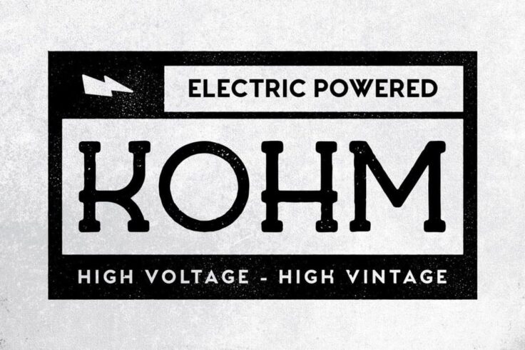 View Information about Kohm Modern-Vintage Font