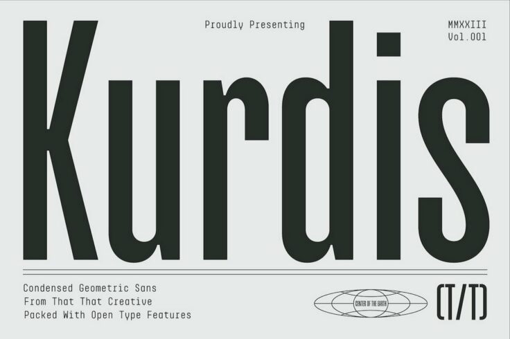 View Information about Kurdis Condensed Logo Font