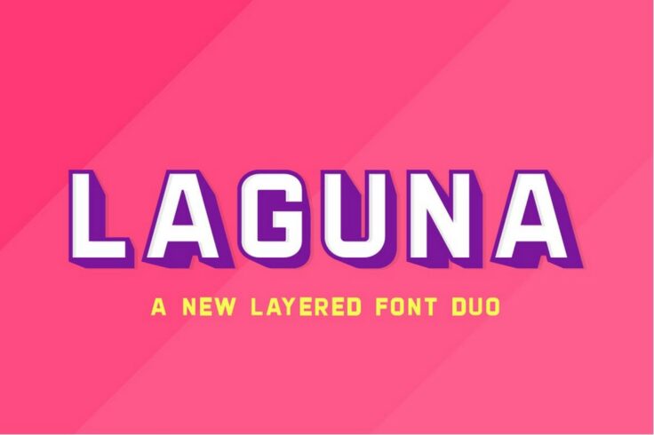 View Information about Laguna Regular & Shadow Font Duo