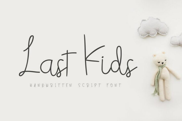 View Information about Last Kids Thin Script Font
