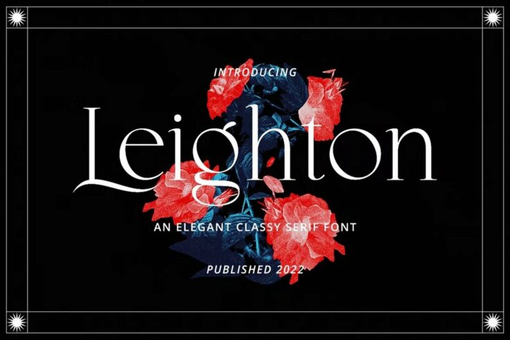 View Information about Leighton Classy Serif Font