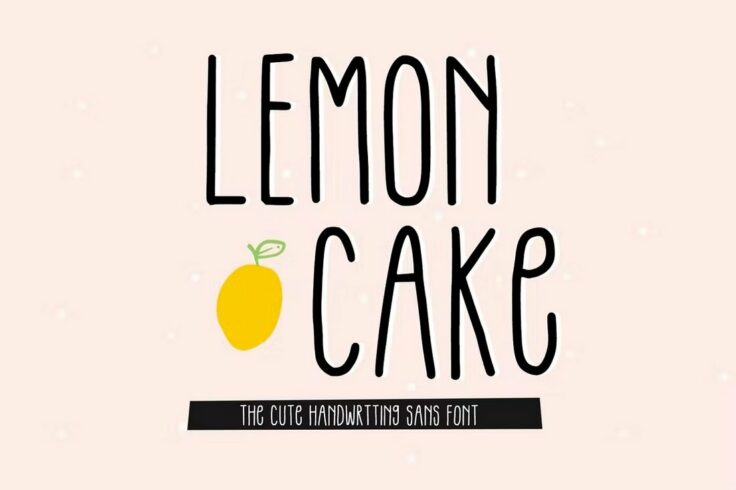 View Information about Lemon Cake Cute Handwriting Sans Font
