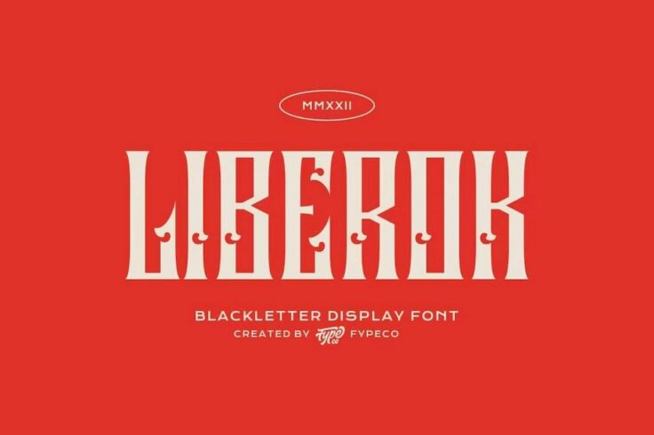 View Information about Liberok Blackletter Tattoo Font