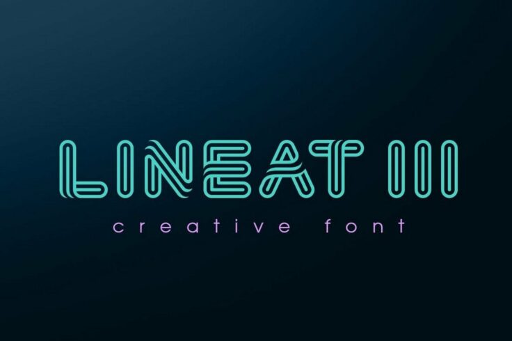 View Information about Lineat III Creative Font