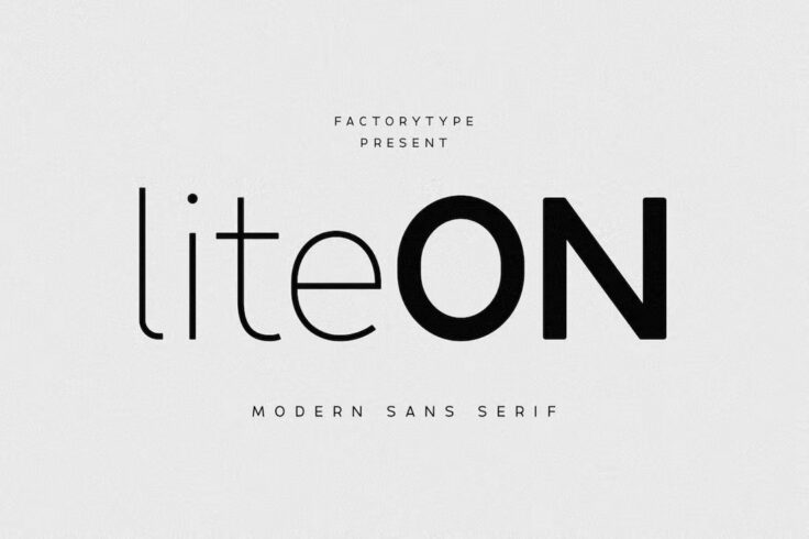 View Information about LiteON Minimal Font Family