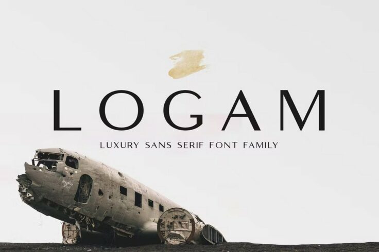 View Information about Logam Luxury Sans Serif Font Family
