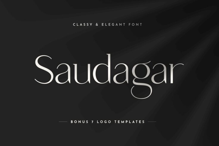 View Information about Saudagar Classy Logo Font