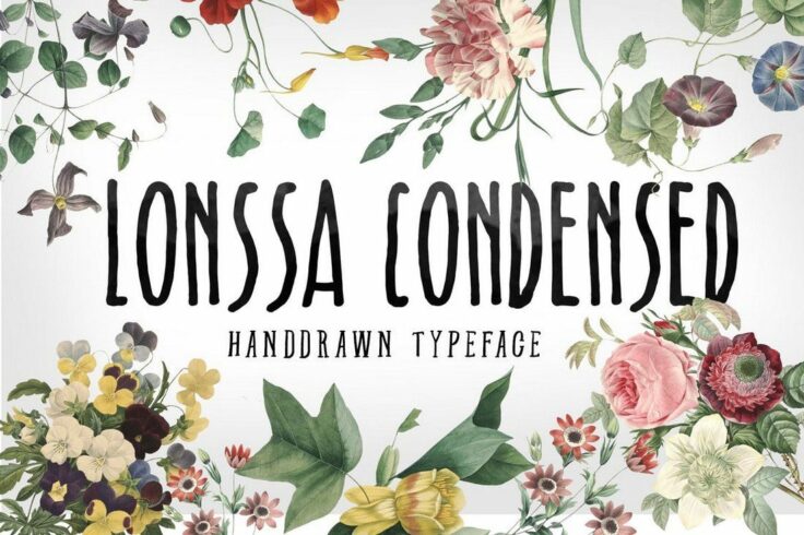 View Information about Lonssa Condensed Typeface