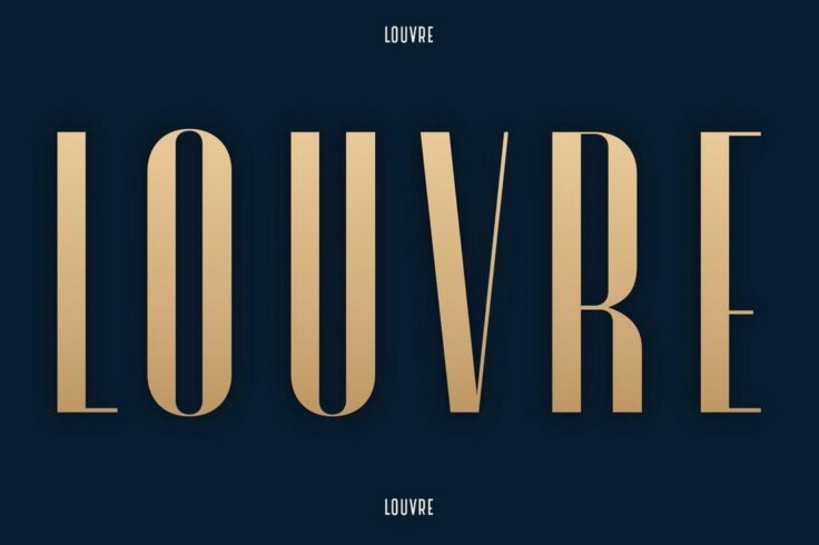 View Information about Louvre Elegant Condensed Font