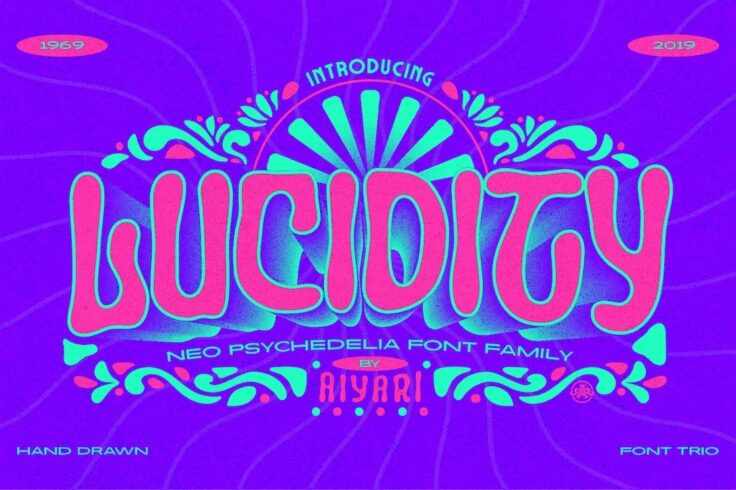 View Information about Lucidity Psychedelic 70s Font