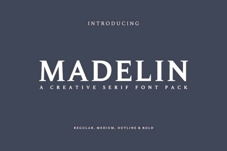 View Information about Madelin Bold Serif Font Family