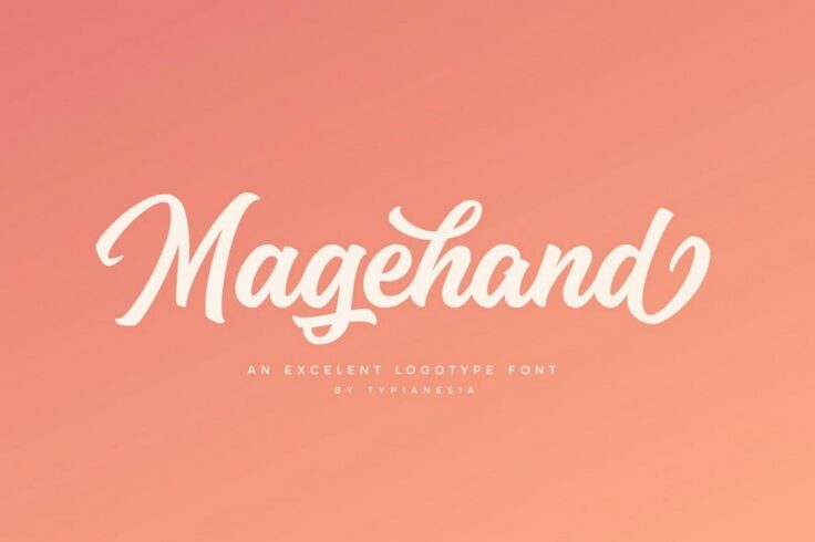 View Information about Magehand Logo Font