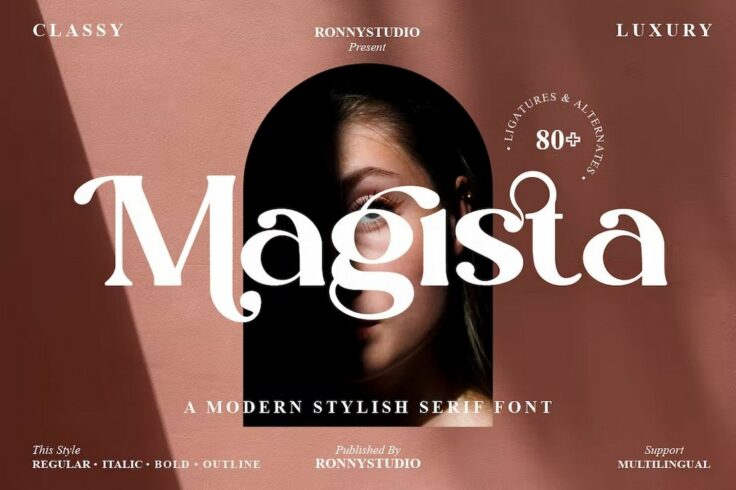 View Information about Magista Modern Stylish Serif Font