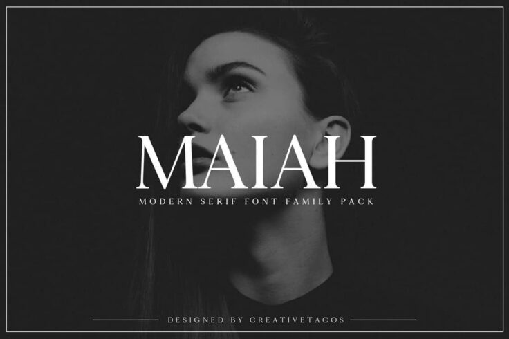 View Information about Maiah Serif Font Family Pack