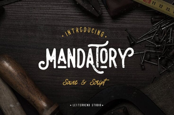 View Information about Mandatory Vintage Font Duo