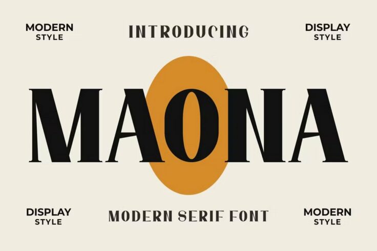 View Information about MAONA Creative Serif Font