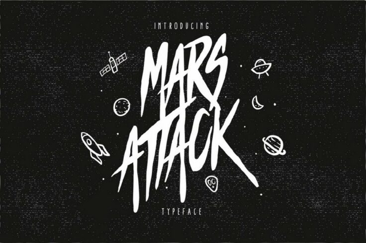 View Information about Mars Attack Narrow Movie Font