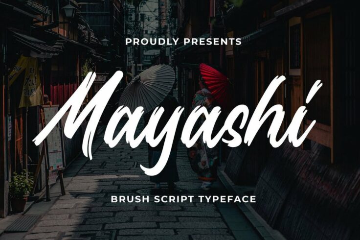 View Information about Mayashi Brush Script Typeface