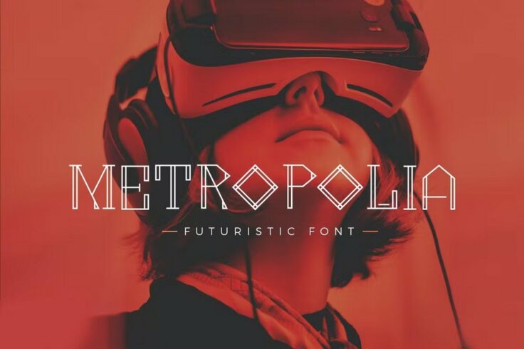 View Information about Metropolia Cyberpunk-Style Futuristic Font