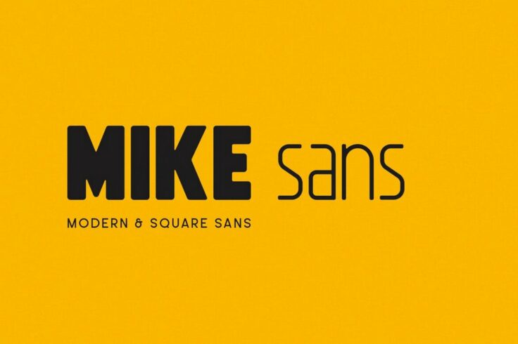 View Information about Mike Sans Square Logo Font