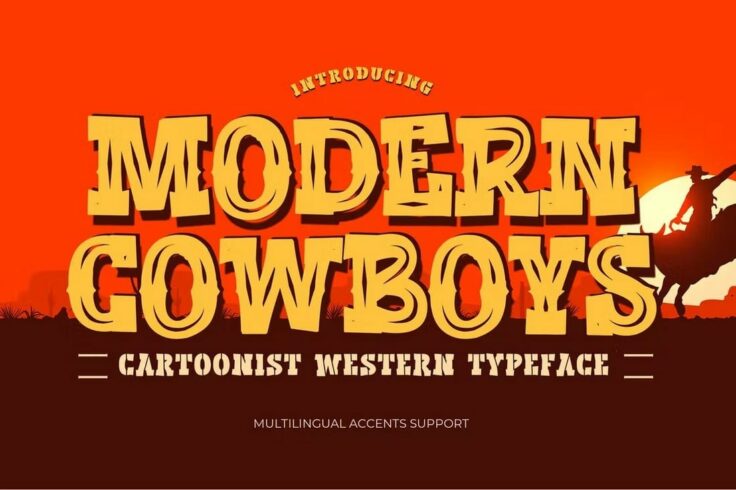 View Information about Modern Cowboys Old West Font